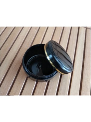 10 Adet 100 ml Şeritli Lüks Boş Kozmetik Krem Kutusu, Plastik Kavanoz Seti