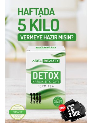 Asel Bitkisel  Detox Form zayıflama1 Bitki Çayı  zayıflamax- 1 Kutu