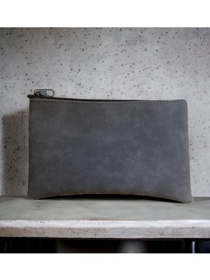 Şık Kahverengi Makyaj Çantası, Hafif ve Pratik Tasarım