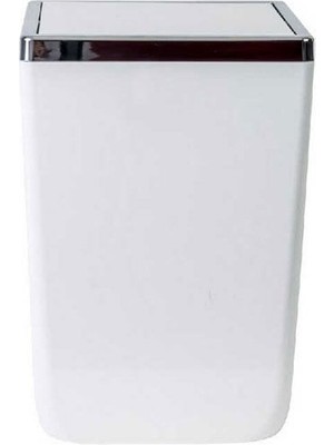 M-SA05-01 Toskana Çöp Kovası 6 Lt Beyaz