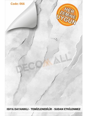 Code 66 Suya Dayanıklı Mutfak Banyo Zemin Mermer Mobilya Fayans Folyo Kaplama (Laminasyonlu)