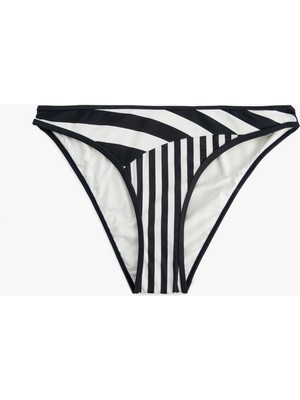 Koton Mat Çizgili Bikini Altı
