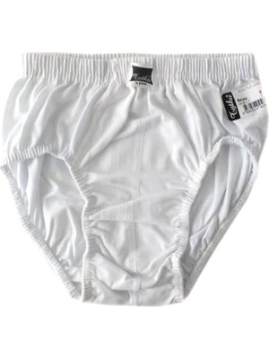 Tutku Erkek Çocuk Beyaz 6'lı Paket Külot %100 Pamuklu Rahat Kullanım İçin