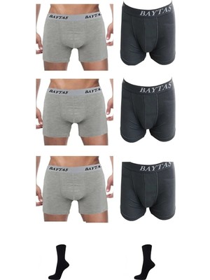 Baytaş Erkek Likralı Boxer