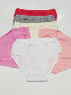 Tutku Kız Incebel Pınar Bato Külot 6'lı Pamuklu Yumuşak Dokulu Rahat Tasarım Ürün