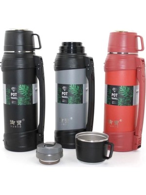 Paslanmaz Çelik Çift Katmanlı Termos 2.0 Lt ALK2314