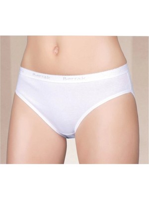 12'lı %100 Pamuk Ribana Geniş Lastikli Bayan Külot