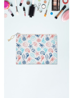 Şık ve Kullanışlı Mavi Makyaj Çantası, Düzenli Taşıma Için Ideal Seçim