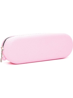 Pembe Silikon Makyaj Çantası, Hoş Aroması ve Şık Yılan Desenli Tasarımıyla