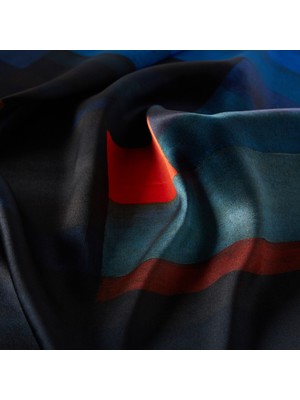 Akşam Ateşi Tivil Ipek Eşarp / 01146