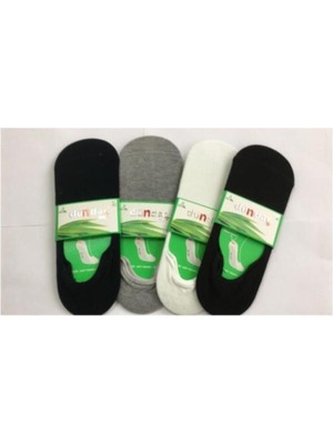 Qulat Erkek 12'lı Bambu Silikonlu Babet Çorap