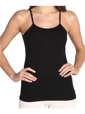 Tutku Kadın 3'lü Ribana Ip Askılı Atlet