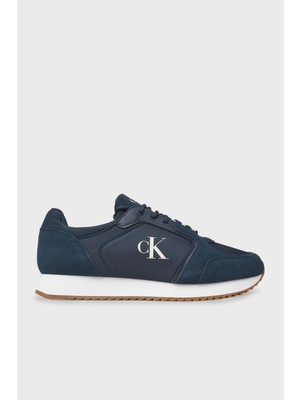 Calvin Klein Logolu Süet Detaylı Sneaker Ayakkabı YM0YM013260G7 Erkek Ayakkabı YM0YM01326 0g7