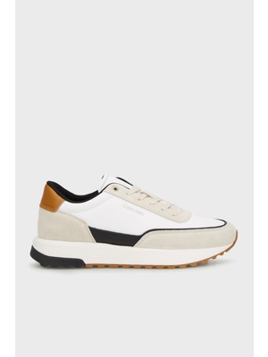Calvin Klein Süet Detaylı Logolu Sneaker Ayakkabı HM0HM017140I0 Erkek Ayakkabı HM0HM01714 0ı0