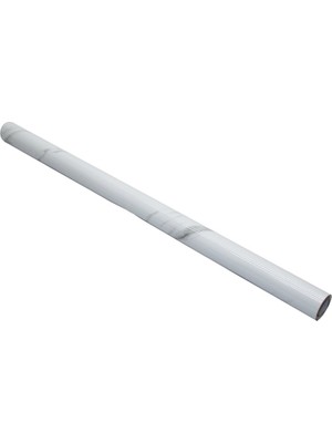 60CM - Beyaz Mermer Tezgah Üstü Yapışkanlı Alüminyum Folyo Sticker