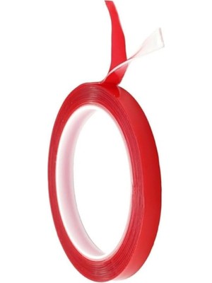 Silikon Çift Taraflı Montaj Bandı 10MM Genişlik 5mt Uzunluk Çift Taraflı Bant Çerçeve Yapıştırıcı Çift Taraflı Bant (10MMX5MT)