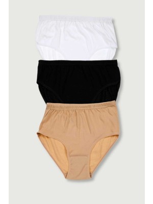 Kadın Ten 3'lü Paket  Ribana Bato Külot ELF568T0922CCM3