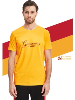 Galatasaray Orijinal Lisanslı Sarı T-Shirt