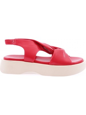 Dgn 4848-22Y Kadin Kalin Bantli Sandalet