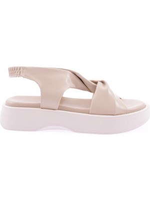 Dgn 4848-22Y Kadin Kalin Bantli Sandalet