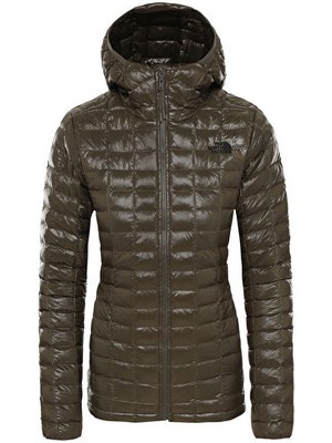 The North Face Thermoball Eco Hoodie Kadın Mont Yeşil