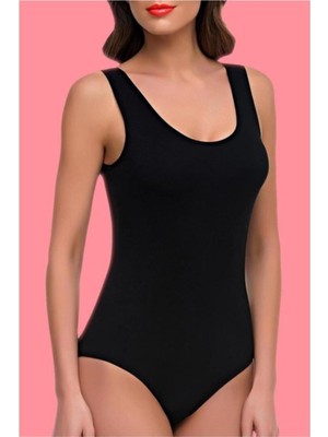 Poky Kadın Kalın Askılı Çıtçıt Kancalı 6'lı Body Zıbın