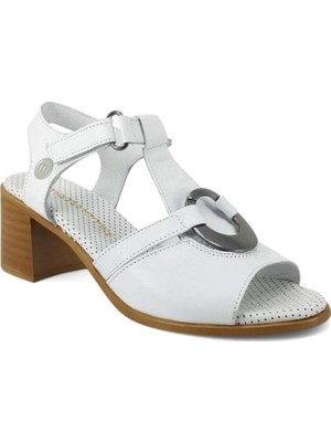 Mammamia D25YS-2725 Kadın Deri Sandalet