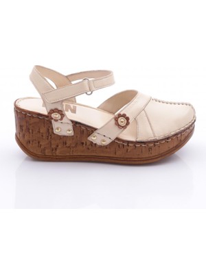 Dgn 217-2064 Kadin Mega Kalin Taban Sandalet