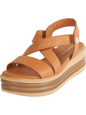 Mammamia D25YS-2805 Kadın Deri Sandalet