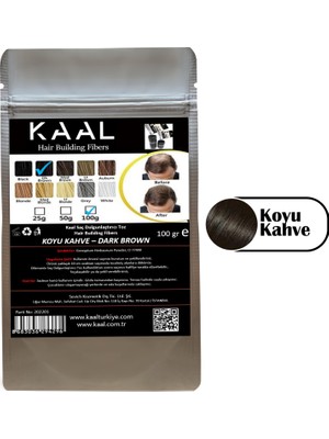 Sevich 100 GR Koyu Kahve (Dark Brown) Saç Tozu