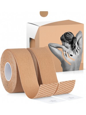 Vanchify Kinezyo Ağrı Bandı 2.5 cm X 5 m Ten Rengi