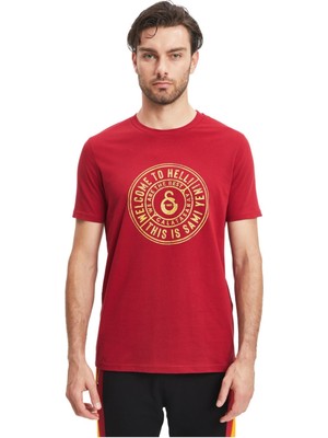 Galatasaray Orijinal Lisanslı Welcome To Hell Erkek T-Shirt