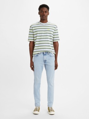 Lse 512 Slım Taper Erkek Mavi Jean Pantolon A2087-0012