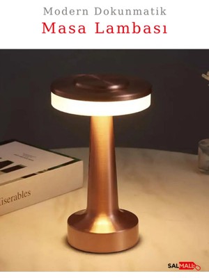 Şık ve Modern Dokunmatik Masa Lambası, Zarif ve Fonksiyonel Tasarım