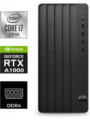 Hp Pro Tower 290 G9 I7-12700K 9M938AT-277 32GB 1tb Nvidia Rtx A1000 Freedos Masaüstü Bilgisayar