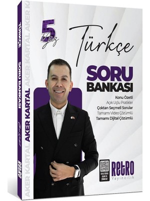 2026 Kpss Genel Yetenek 5yüz Türkçe Soru Bankası Tamamı Video Çözümlü Retro Yayınları Aker Kartal