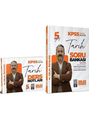 2026 Kpss Tarih 5yüz Ders Notları Soru Bankası 2 Li Set - Mehmet Celal Özyıldız Retro Yayın