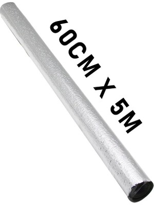 Alüminyum Gümüş - Folyo   Tezgah Üstü  Yapışkanlı  Folyo  Duvar Kağıt 5mt x 60CM