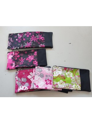 Desenli Makyaj Çantası, Şık ve Kullanışlı Siyah Renk Seçeneğiyle Tarzınıza Uygun