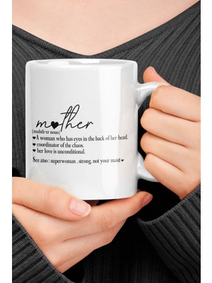 Happy Mother's Day Baskılı Anneler Günü Doğum Günü Anneye Hediye Kupa Bardak