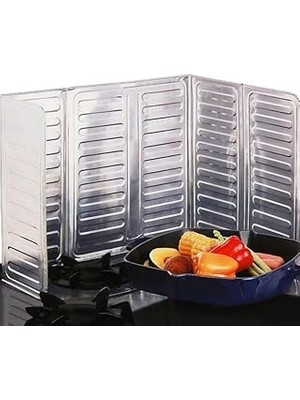 Xesha Yağ Sıçrama Koruması 3 Taraflı Sıçrama Önleyici Koruyucu Katlanabilir Yağ Isı Geçirmez Plaka