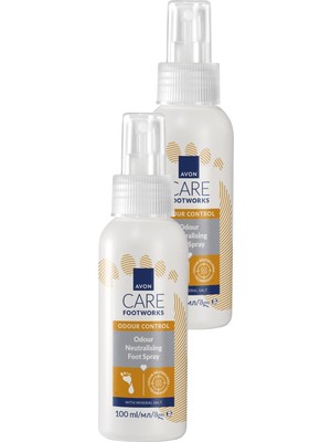 Avon Footworks Koku Önleyici Ayak Spreyi 100ML Ikili Paket