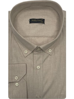 Atilla Özer Büyük Beden Klasik Erkek Gömlek 7324
