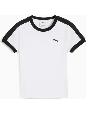 Puma T7 Kadın Beyaz Tişört (632129-02)