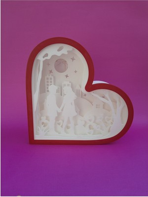 Renkli Peri Ledli Gece Lambası, Sevgi Dolu ve Sıcacık Atmosfer Yaratır