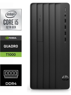 Hp Pro Tower 290 G9 I5-12400 9M938AT-158 64GB 4tb Quadro T1000 4 GB Freedos Masaüstü Bilgisayar