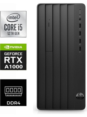 Hp Pro Tower 290 G9 I5-12400 9M938AT-186 64GB 2tb Nvidia Rtx A1000 Freedos Masaüstü Bilgisayar