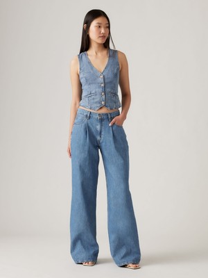 Loose Or Baggy Kadın Jean Pantolon A9364-0000