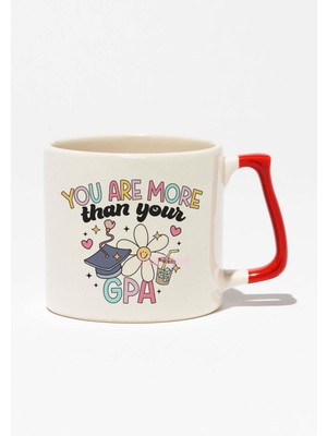 "you Are More Than Your Gpa" Komik Motivasyon Ü Doğum Günü Hediye Kırmızı Kulplu Kupa Bardak