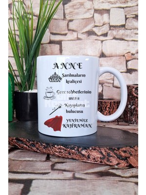 Kraliçe Anne Anneler Günü Anneye Hediyelik Baskılı Çay Kahve Sunum Kupa Bardak
